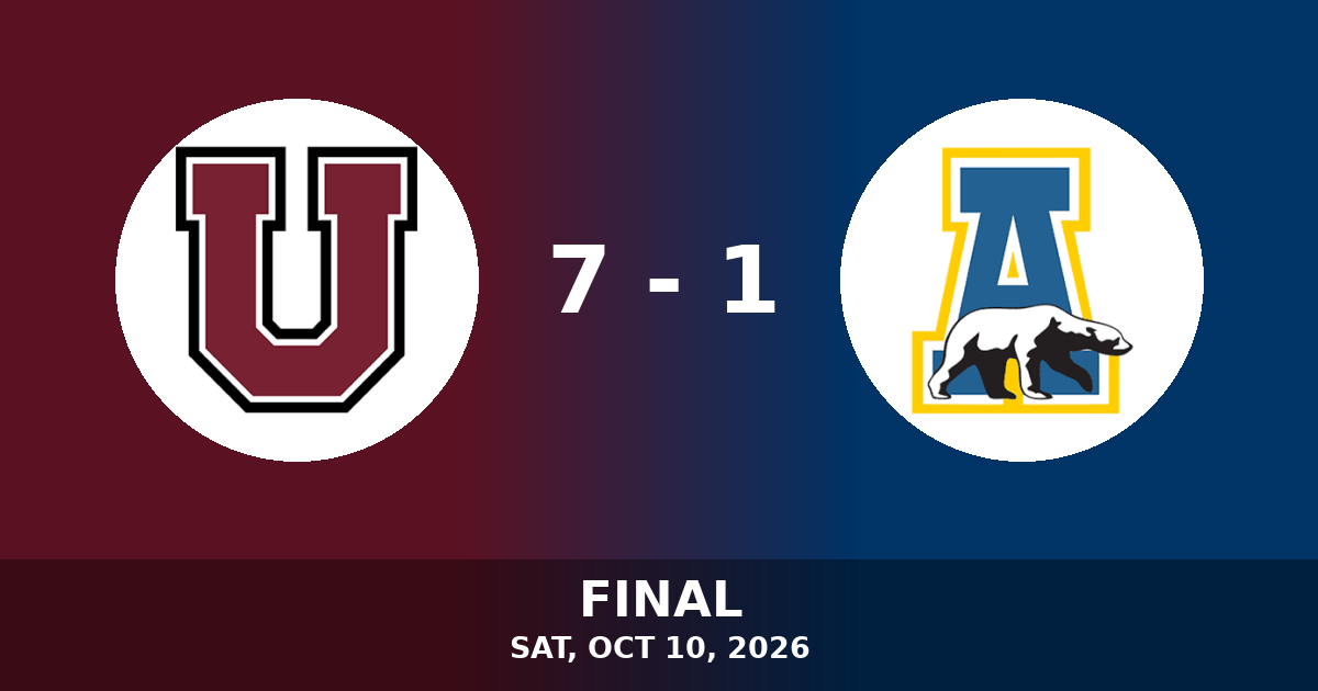 Union vs. Alaska Fairbanks